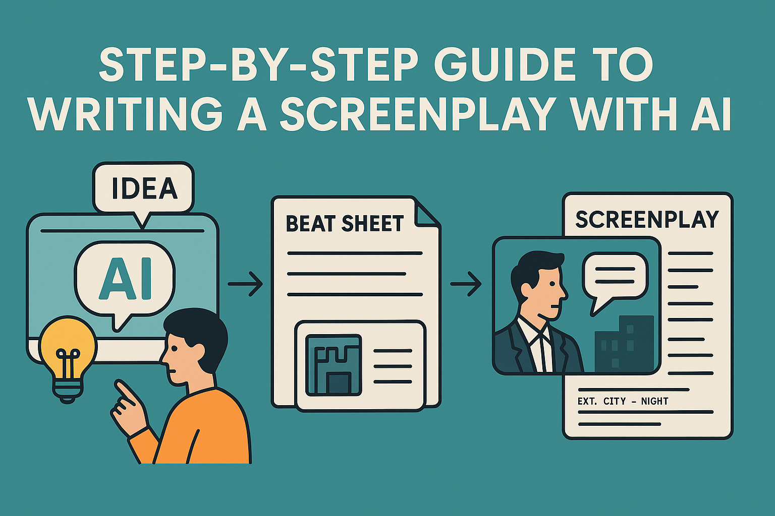 Step-by-Step Guide to Writing a Screenplay with AI